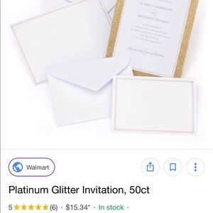 50ct Wedding Invitations (3 sets)
